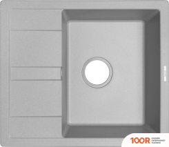 Кухонная мойка ZorG APOLLO 58 (СЕРЫЙ ЖЕМЧУГ) (140108)