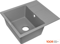 Кухонная мойка ZorG APOLLO 58 (СЕРЫЙ БЕТОН) (140107)