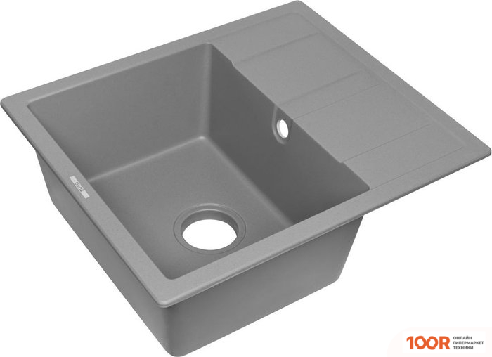 Кухонная мойка ZorG APOLLO 58 (СЕРЫЙ БЕТОН) (140107)