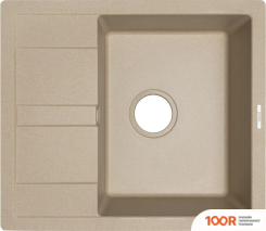 Кухонная мойка ZorG APOLLO 58 (ПЕСЧАНЫЙ БЕРЕГ) (140106)