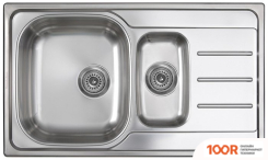 Кухонная мойка Zigmund & Shtain RECHTECK 860D.8 (ПОЛИРОВАННАЯ) (140095)
