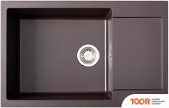 Кухонная мойка Zigmund & Shtain RECHTECK 780.490 (ШВЕЙЦАРСКИЙ ШОКОЛАД) (140089)