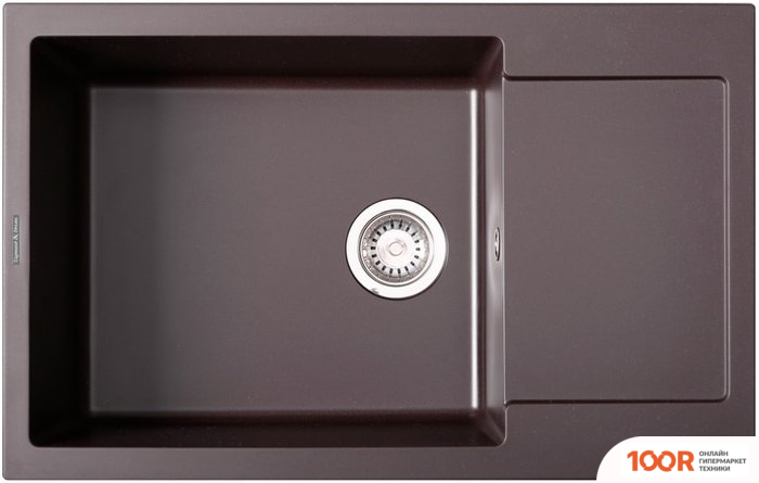 Кухонная мойка Zigmund & Shtain RECHTECK 780.490 (ШВЕЙЦАРСКИЙ ШОКОЛАД) (140089)