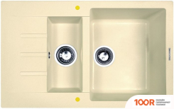 Кухонная мойка Zigmund & Shtain RECHTECK 775.2 (МОЛОДОЕ ШАМПАНСКОЕ) (140064)