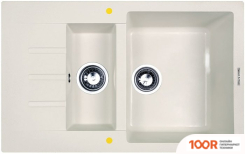 Кухонная мойка Zigmund & Shtain RECHTECK 775.2 (ИНДИЙСКАЯ ВАНИЛЬ) (140061)