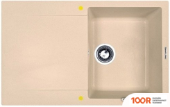 Кухонная мойка Zigmund & Shtain RECHTECK 775 (ТОПЛЕНОЕ МОЛОКО) (140058)