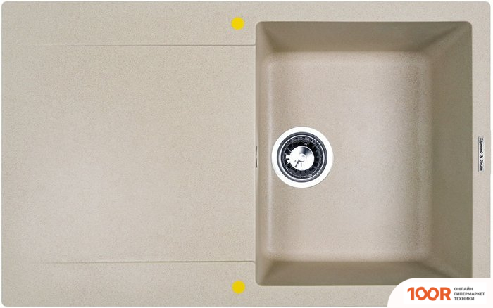 Кухонная мойка Zigmund & Shtain RECHTECK 775 (ОСЕННЯЯ ТРАВА) (140055)