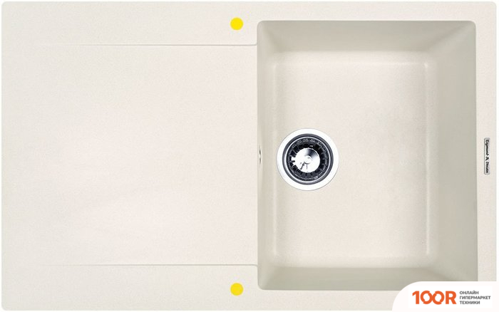 Кухонная мойка Zigmund & Shtain RECHTECK 775 (ИНДИЙСКАЯ ВАНИЛЬ) (140052)