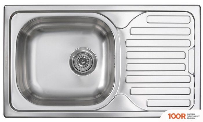 Кухонная мойка Zigmund & Shtain RECHTECK 765.6 (ПОЛИРОВАННАЯ) (140050)