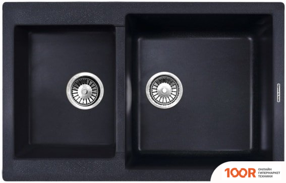Кухонная мойка Zigmund & Shtain RECHTECK 400.275 (ТЕМНАЯ СКАЛА) (140044)