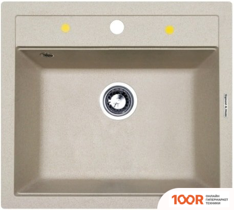 Кухонная мойка Zigmund & Shtain PLATZ 560 (ОСЕННЯЯ ТРАВА) (140036)