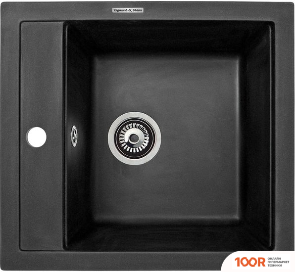 Кухонная мойка Zigmund & Shtain PLATZ 465 (ЧЕРНЫЙ БАЗАЛЬТ) (140030)