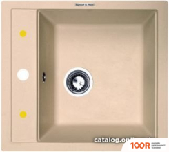 Кухонная мойка Zigmund & Shtain PLATZ 465 (ТОПЛЕНОЕ МОЛОКО) (140029)