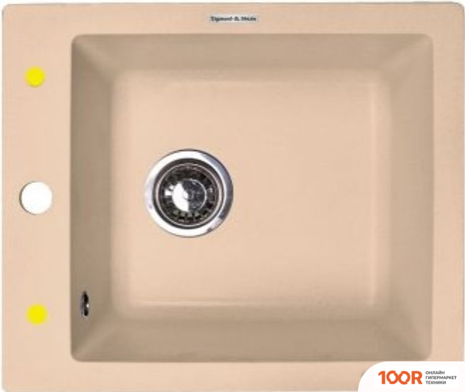 Кухонная мойка Zigmund & Shtain PLATZ 425 (ТОПЛЕНОЕ МОЛОКО) (140020)