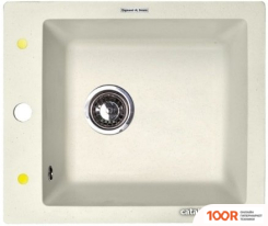 Кухонная мойка Zigmund & Shtain PLATZ 425 (КАМЕННАЯ СОЛЬ) (140015)