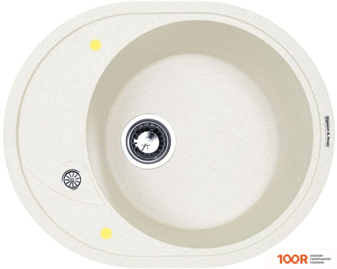 Кухонная мойка Zigmund & Shtain KREIS OV 575 (КАМЕННАЯ СОЛЬ) (139996)