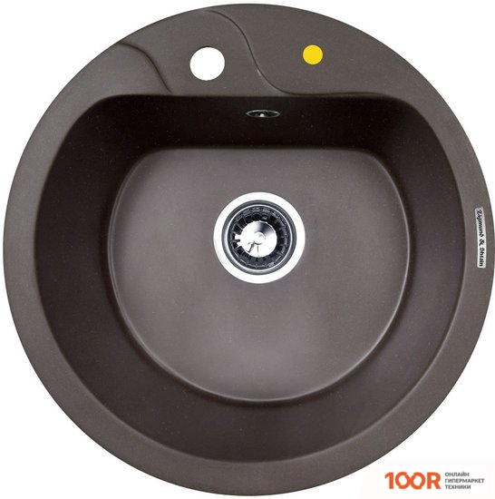 Кухонная мойка Zigmund & Shtain KREIS 505F (ШВЕЙЦАРСКИЙ ШОКОЛАД) (139991)
