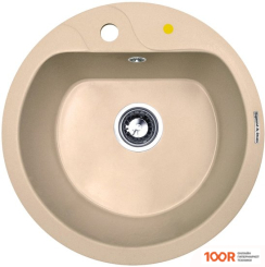 Кухонная мойка Zigmund & Shtain KREIS 505F (ТОПЛЕНОЕ МОЛОКО) (139989)