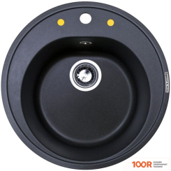 Кухонная мойка Zigmund & Shtain KREIS 505 (ТЕМНАЯ СКАЛА) (139980)