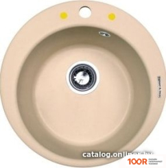 Кухонная мойка Zigmund & Shtain KREIS 480 (ТОПЛЕНОЕ МОЛОКО) (139970)