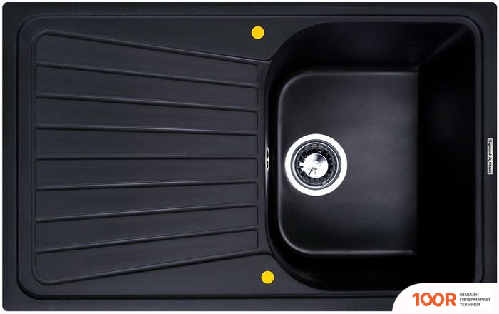 Кухонная мойка Zigmund & Shtain KLASSISCH 790 (ЧЕРНЫЙ БАЗАЛЬТ) (139966)