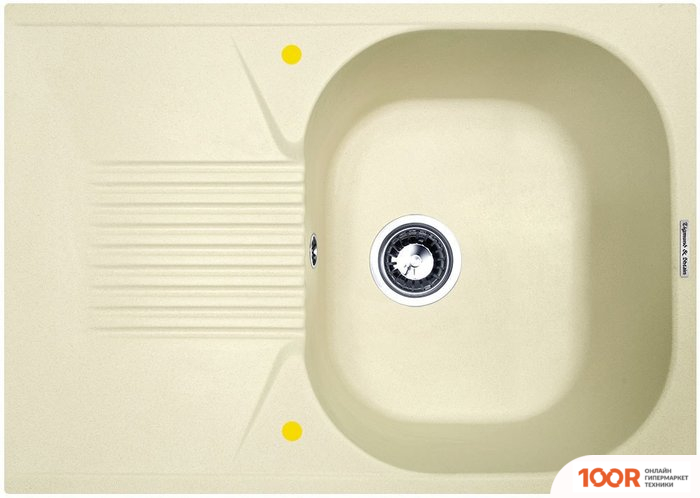 Кухонная мойка Zigmund & Shtain KLASSISCH 695 (МОЛОДОЕ ШАМПАНСКОЕ) (139952)