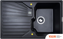 Кухонная мойка Zigmund & Shtain KASKADE 800 (ЧЕРНЫЙ БАЗАЛЬТ) (139947)