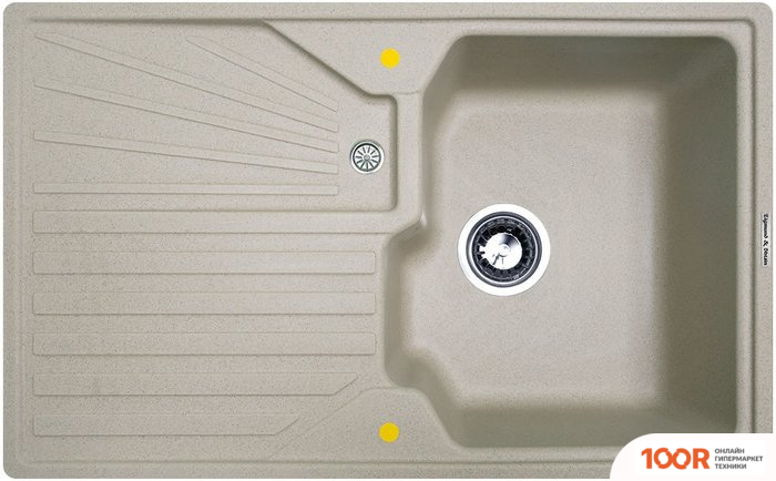 Кухонная мойка Zigmund & Shtain KASKADE 800 (РЕЧНОЙ ПЕСОК) (139944)