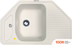 Кухонная мойка Zigmund & Shtain ECKIG 800 (ИНДИЙСКАЯ ВАНИЛЬ) (139931)