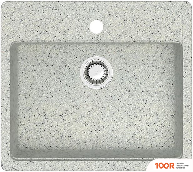 Кухонная мойка Zett Lab 9/Q10 (СВЕТЛО-СЕРЫЙ) (139916)