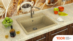 Кухонная мойка Zett Lab 9/Q10 (СВЕТЛО-СЕРЫЙ) (139916)