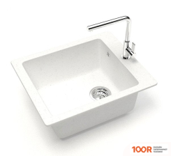 Кухонная мойка Zett Lab 8/Q1 (БЕЛЫЙ ЛЕД) (139907)