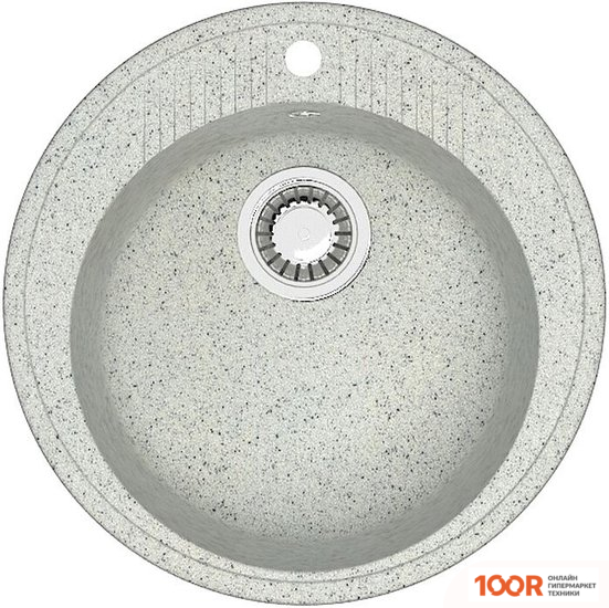 Кухонная мойка Zett Lab 6/Q10 (СВЕТЛО-СЕРЫЙ) (139900)