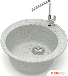 Кухонная мойка Zett Lab 6/Q10 (СВЕТЛО-СЕРЫЙ) (139900)