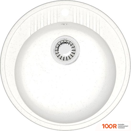 Кухонная мойка Zett Lab 6/Q1 (БЕЛЫЙ ЛЕД) (139899)