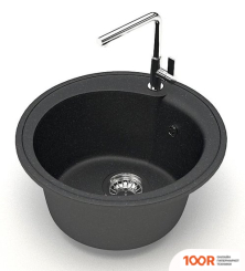 Кухонная мойка Zett Lab 4/Q4 (ЧЕРНЫЙ) (139894)