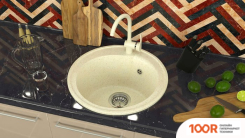 Кухонная мойка Zett Lab 4/Q1 (БЕЛЫЙ ЛЕД) (139891)