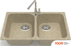 Кухонная мойка Zett Lab 260/Q5 (ПЕСОК) (139881)