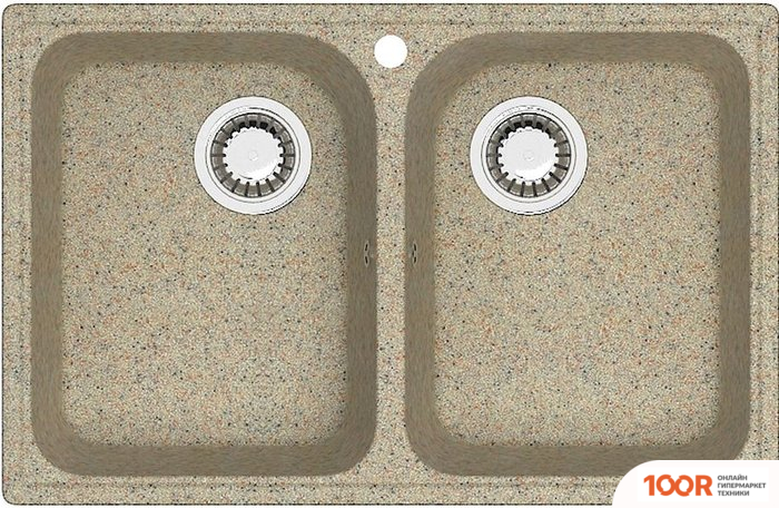 Кухонная мойка Zett Lab 260/Q5 (ПЕСОК) (139881)