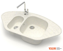 Кухонная мойка Zett Lab 23/Q7 (ХЛОПОК) (139874)