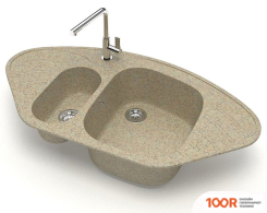 Кухонная мойка Zett Lab 23/Q5 (ПЕСОК) (139873)