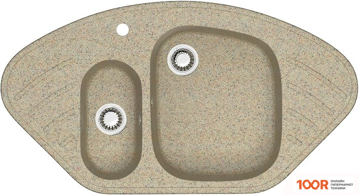 Кухонная мойка Zett Lab 23/Q5 (ПЕСОК) (139873)