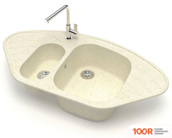 Кухонная мойка Zett Lab 23/Q2 (БЕЖЕВЫЙ) (139871)