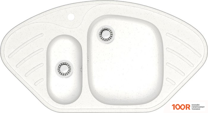 Кухонная мойка Zett Lab 23/Q1 (БЕЛЫЙ ЛЕД) (139869)