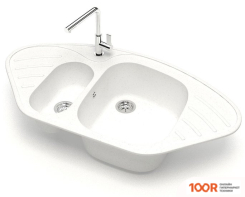 Кухонная мойка Zett Lab 23/Q1 (БЕЛЫЙ ЛЕД) (139869)