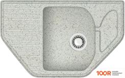 Кухонная мойка Zett Lab 22/Q10 (СВЕТЛО-СЕРЫЙ) (139862)