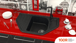 Кухонная мойка Zett Lab 22/Q1 (БЕЛЫЙ ЛЕД) (139861)