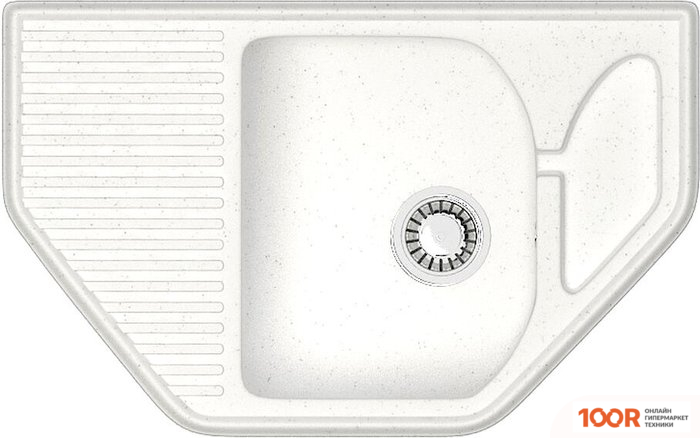 Кухонная мойка Zett Lab 22/Q1 (БЕЛЫЙ ЛЕД) (139861)
