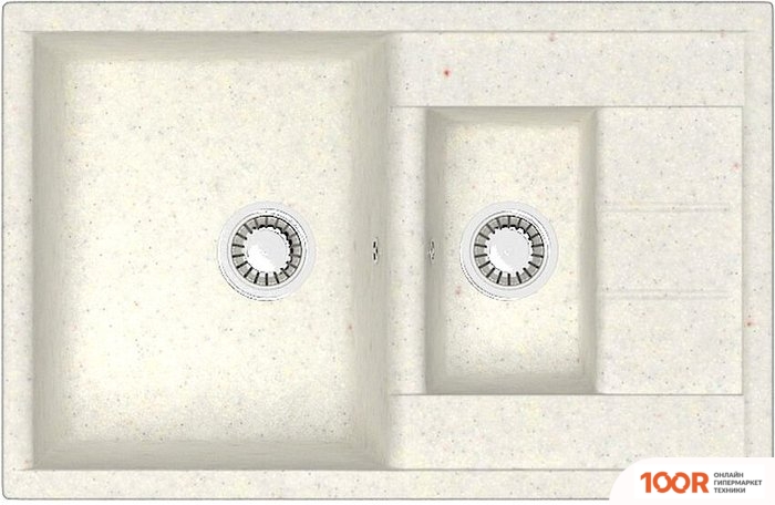 Кухонная мойка Zett Lab 210/Q7 (ХЛОПОК) (139858)
