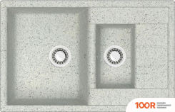 Кухонная мойка Zett Lab 210/Q10 (СВЕТЛО-СЕРЫЙ) (139854)